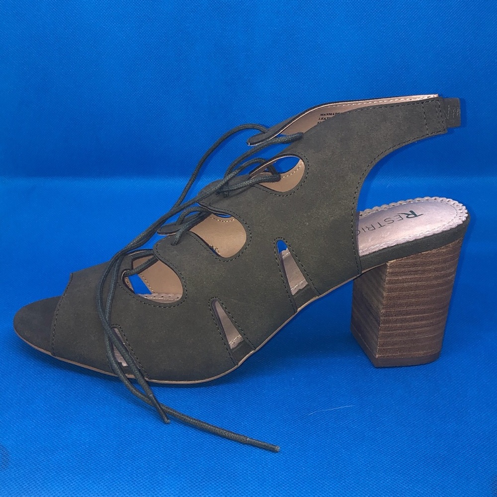 Restricted KAD Lace up Heeled Sandals